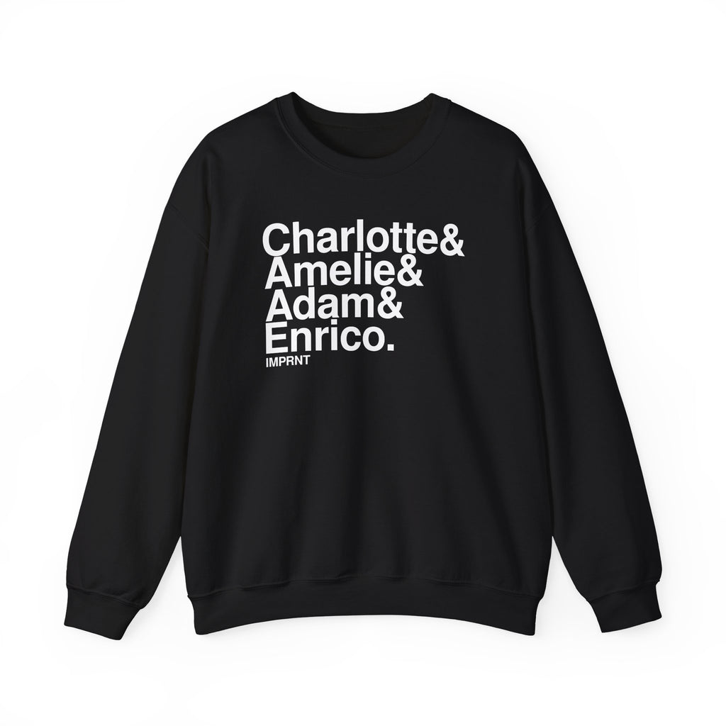 Modern Techno Crewneck, Black