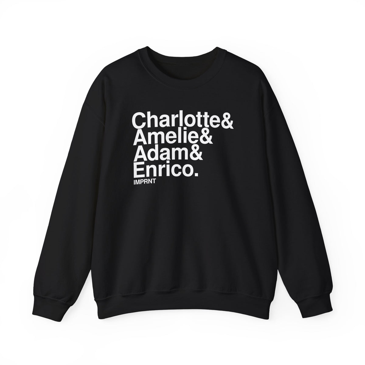 Modern Techno Crewneck, Black
