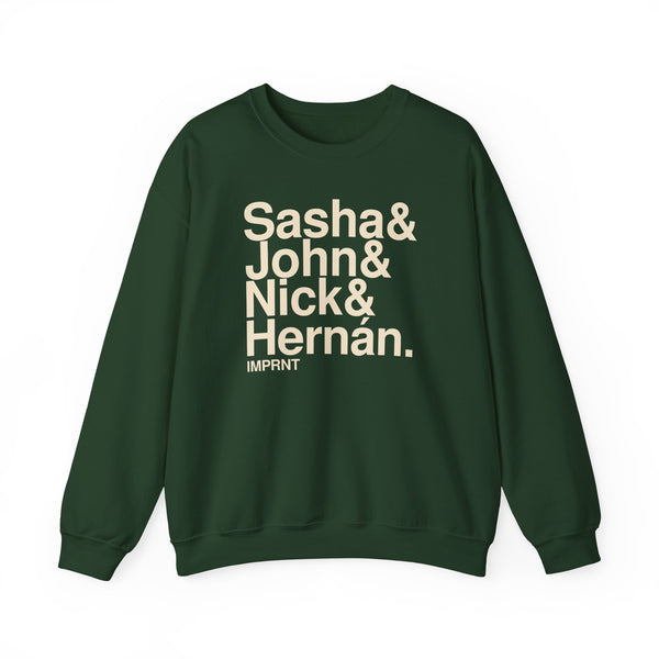 Progressive House Crewneck, Forest Green