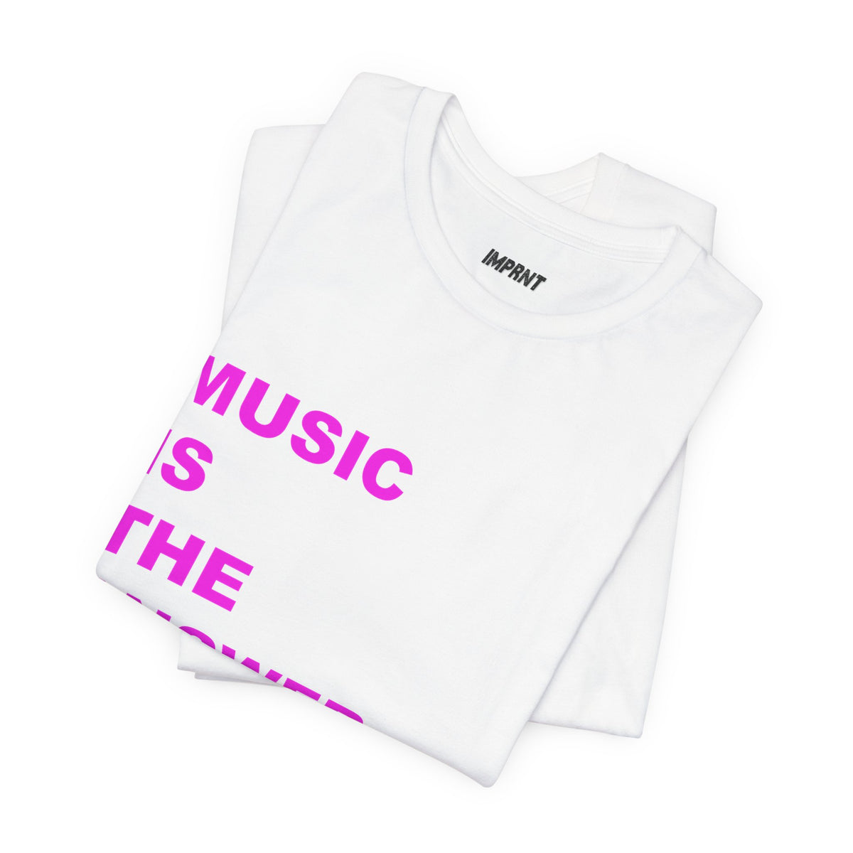 Music Is The Answer Tee, White
