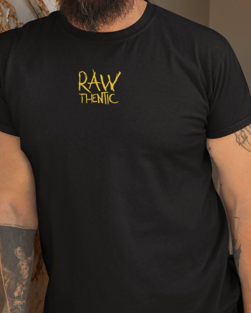 RAWthentic LOGO GRAPHIC T-SHIRT (BLACK)