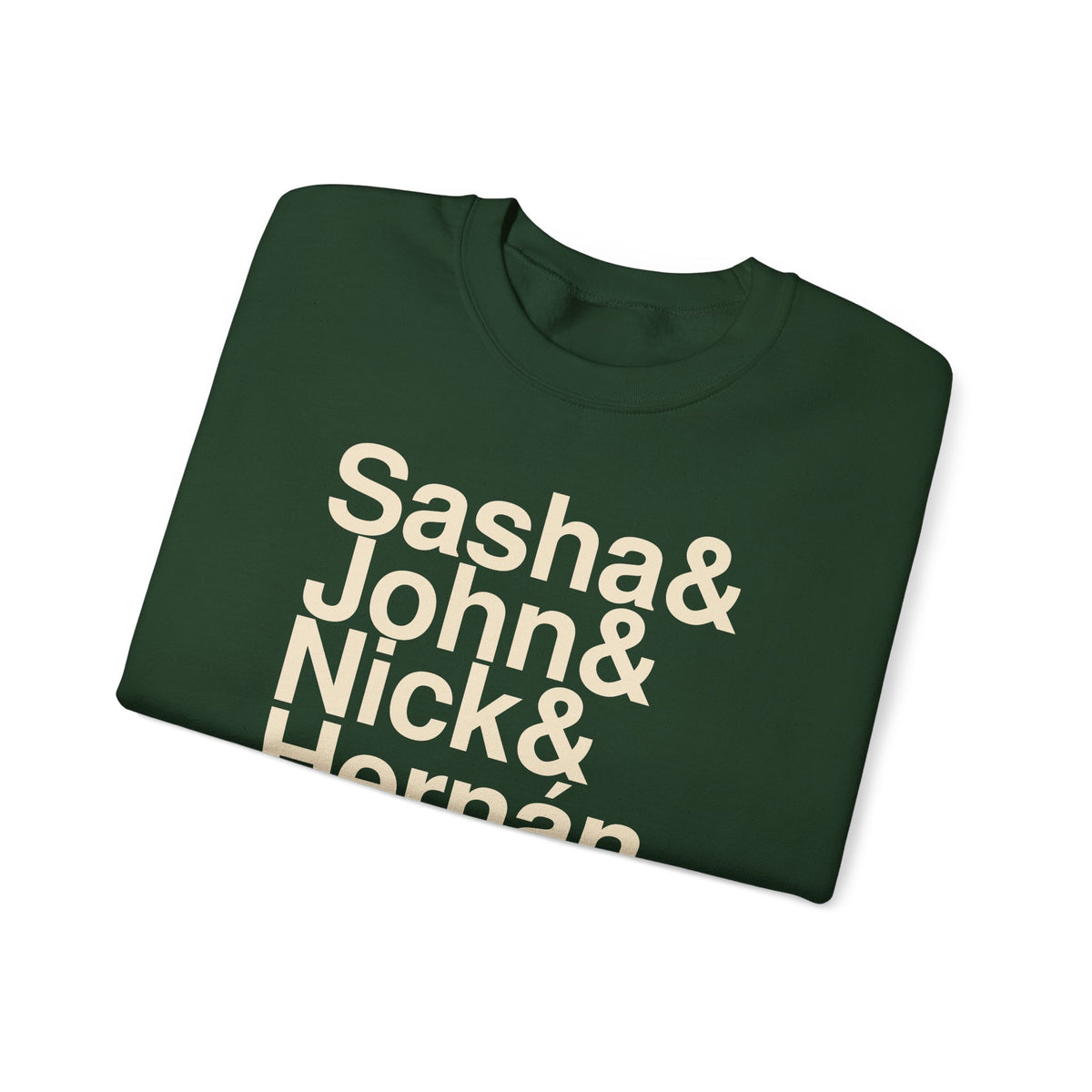 Progressive House Crewneck, Forest Green